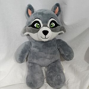 EUC Build-A-Bear Oliver Raccoon Great Wolf Lodge Plush Stuffed Animal 2022